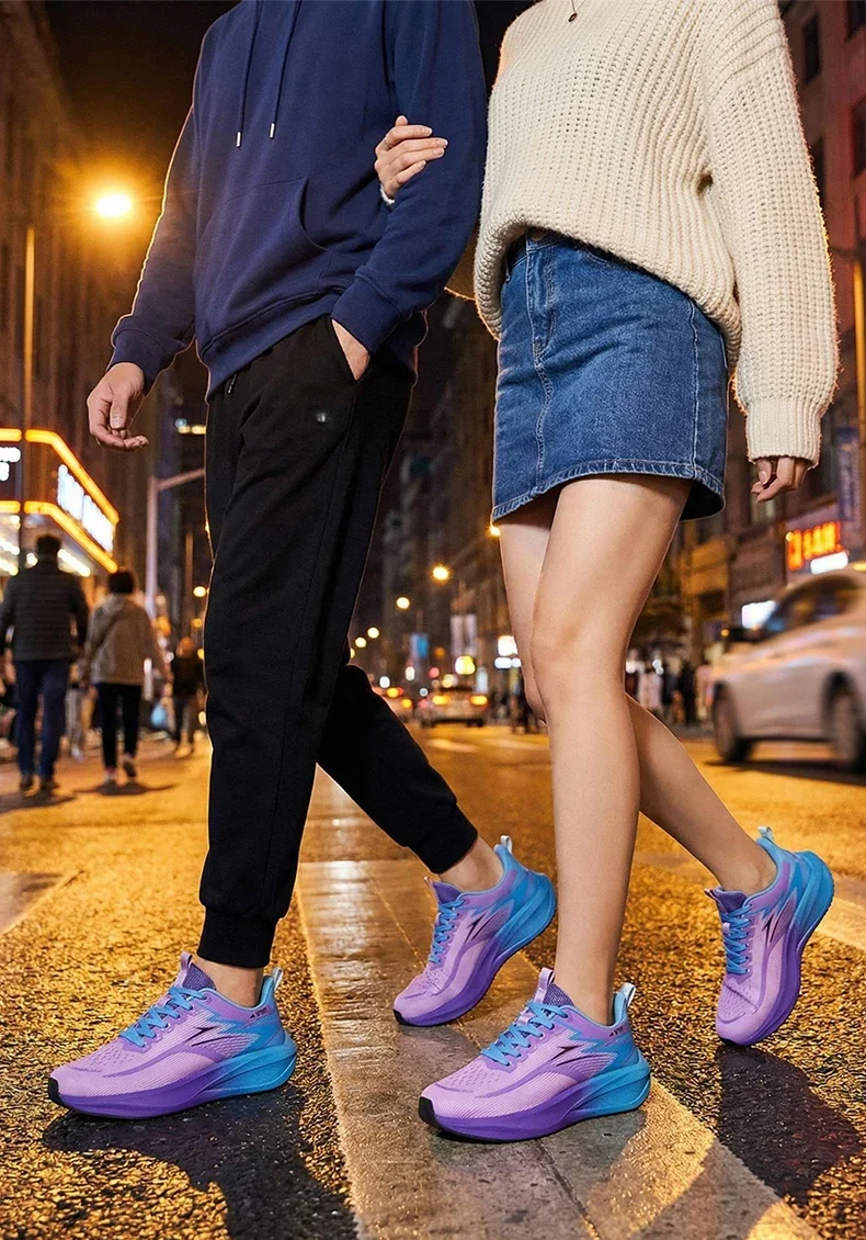New Comfort Cushioned Casual Sneakers Men Women Soft Sole Sports Shoes Anti Slip Light Daily Travel Street Walking Shoes