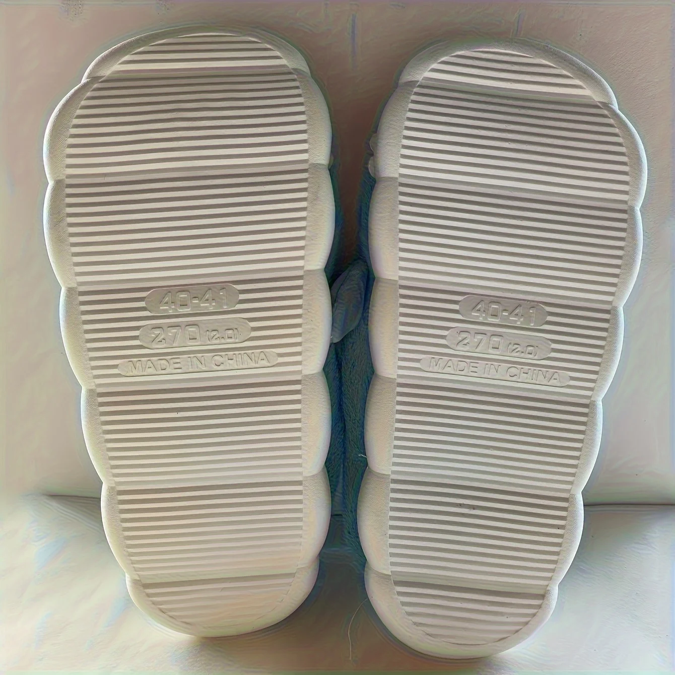 Men's Home Slippers Autumn and Winter New Interesting Cartoon Shark Plaid Cotton Slippers