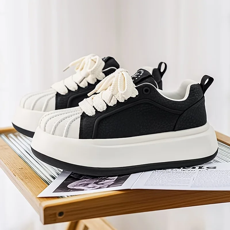 New Men'S Thick-Soled Height-Increasing Comfortable Lightweight Versatile Shoes, Trendy And Minimalist Casual Sports Footwear