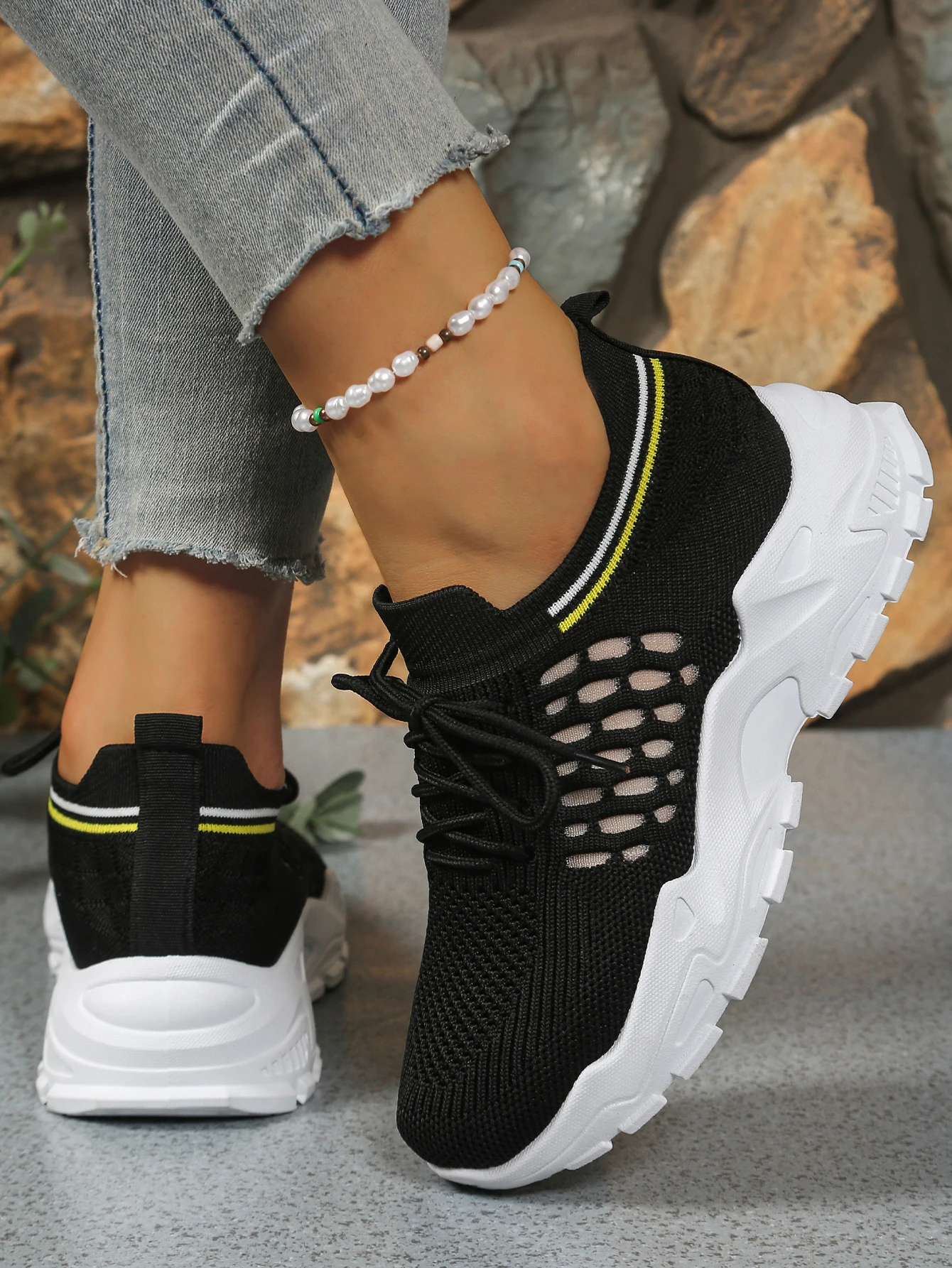 Woman Shoes Leopard Print Sneakers Lightweight and Breathable Women's Casual Sneakers Sale Shoes with Free Shipping