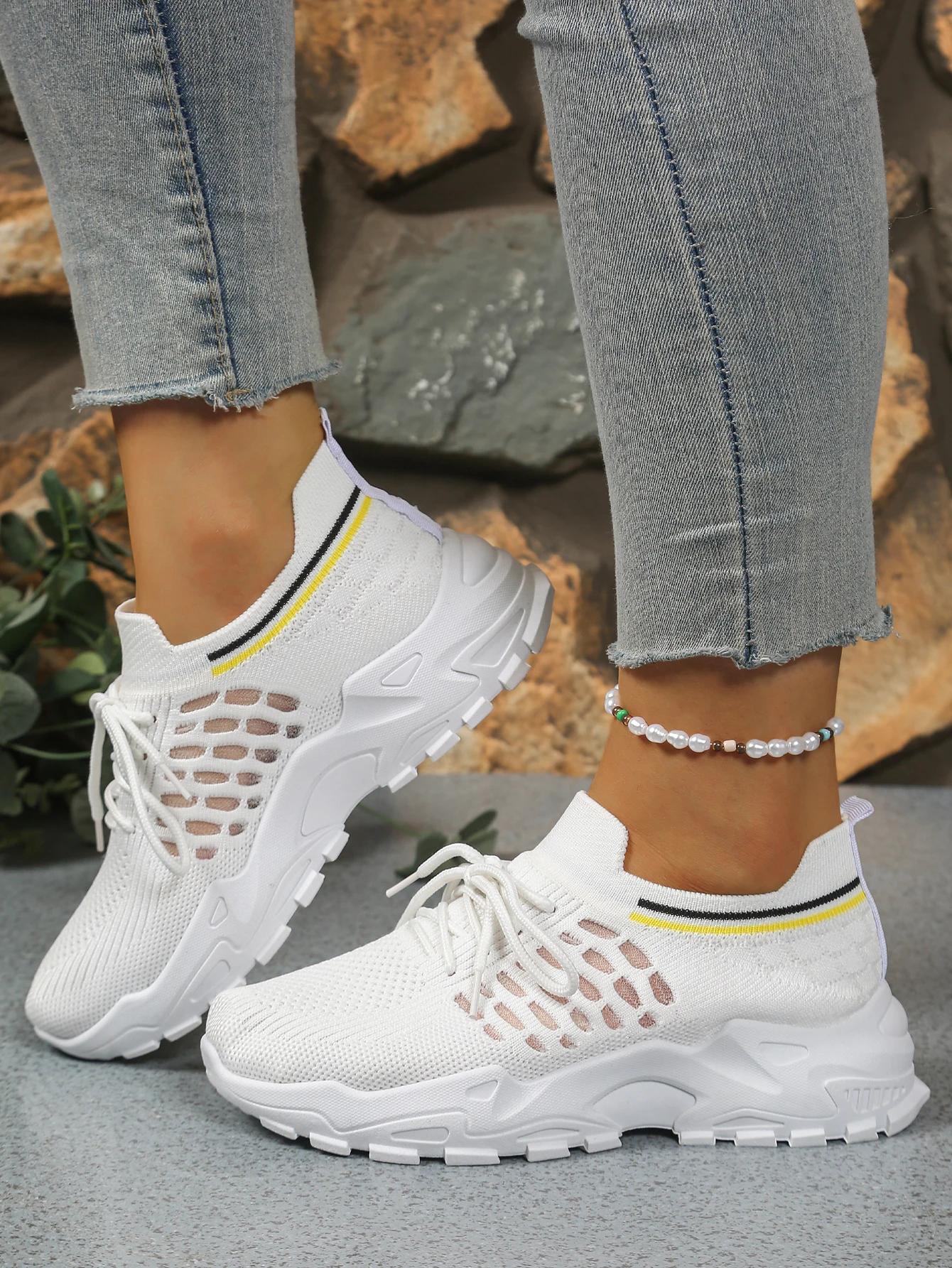 Woman Shoes Leopard Print Sneakers Lightweight and Breathable Women's Casual Sneakers Sale Shoes with Free Shipping