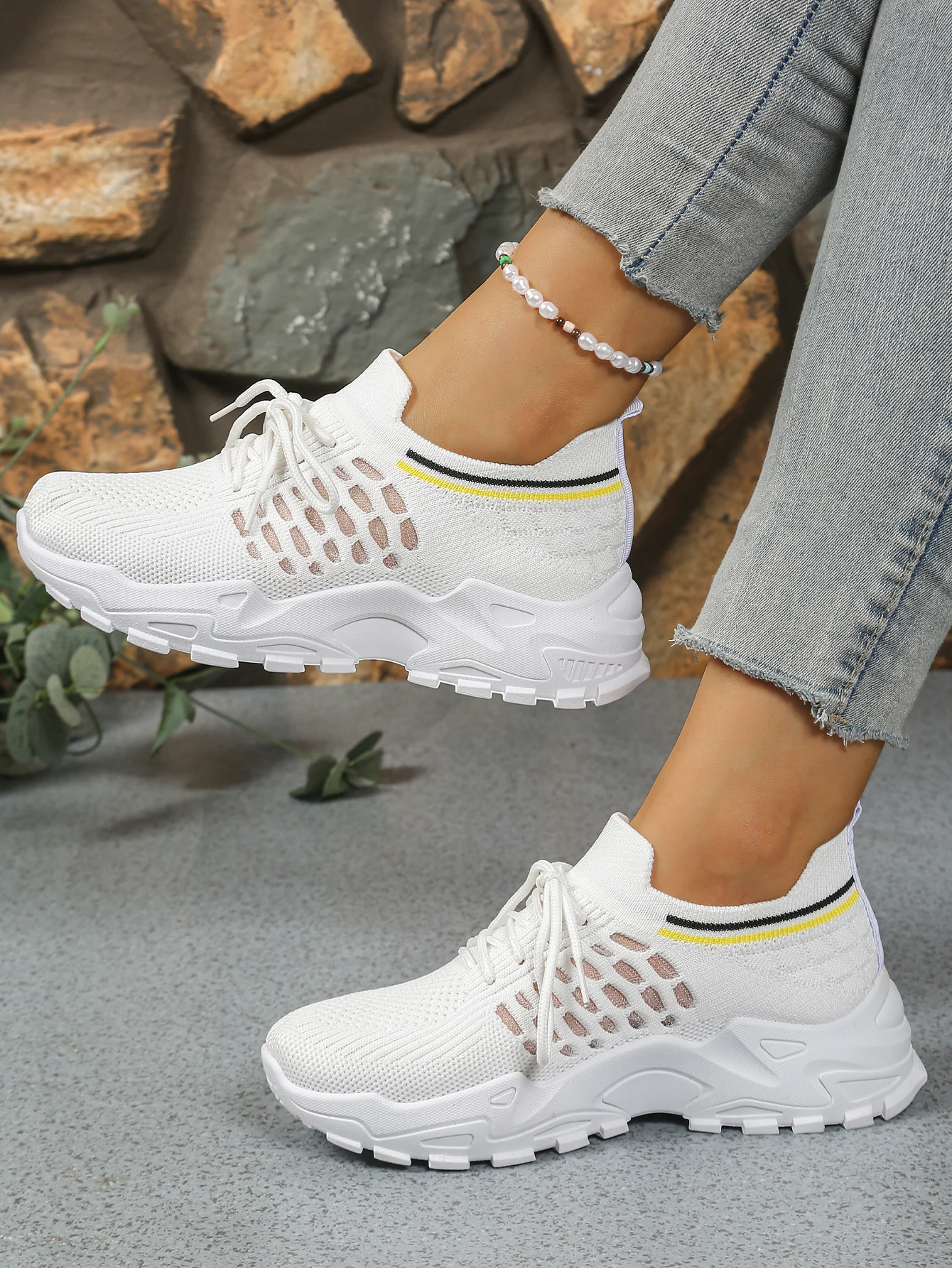 Woman Shoes Leopard Print Sneakers Lightweight and Breathable Women's Casual Sneakers Sale Shoes with Free Shipping