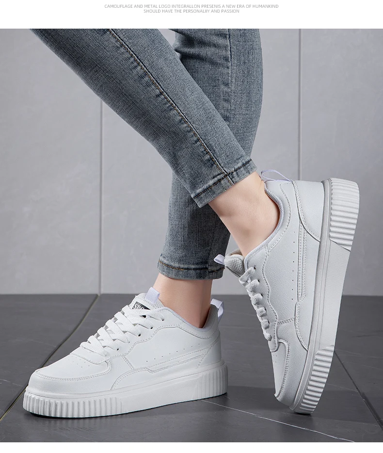Fashion Women Casual Shoes Breathable Walking Flat Shoes Sneakers White Female Footwear Sports Running Outdoor Walking For Men
