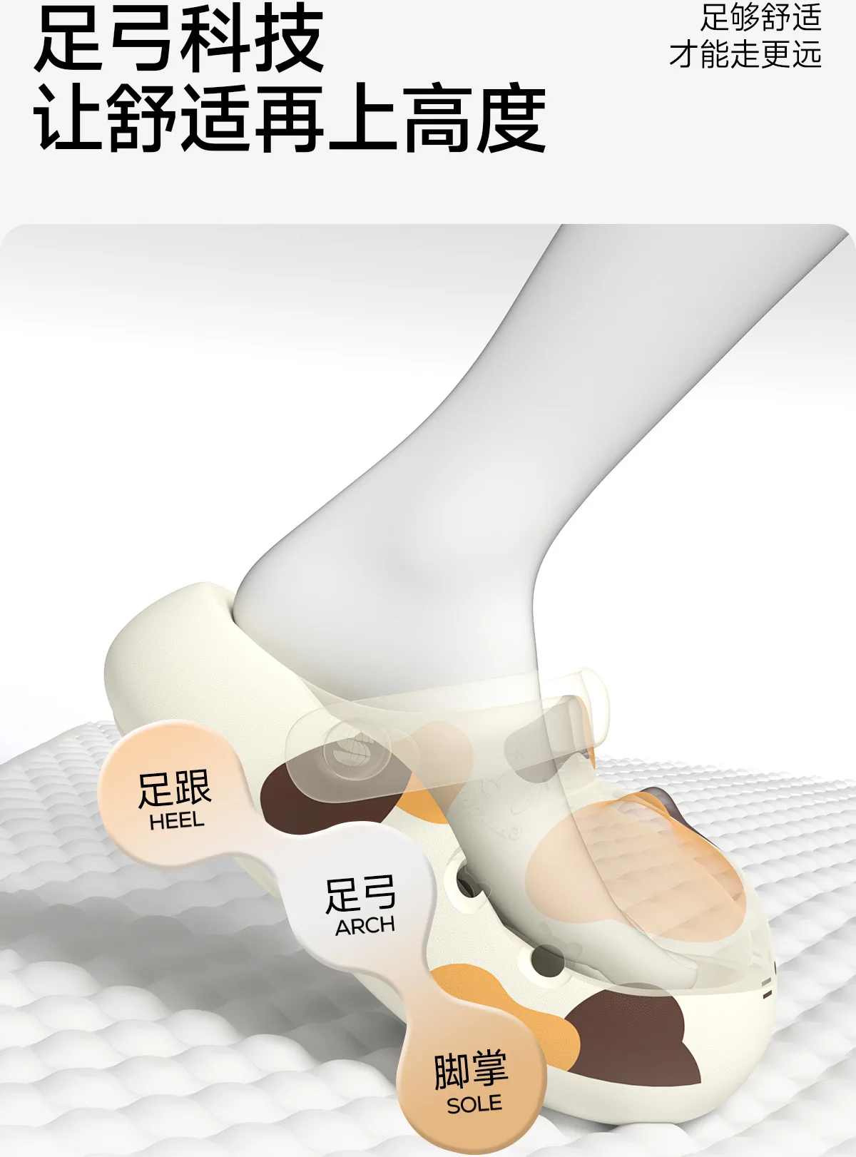 Three Flower Cat Claw Hole Shoes for Women at Home, Couple Wearing Outside, Arch Support, Thick Sole, Anti Slip Hole Slippers