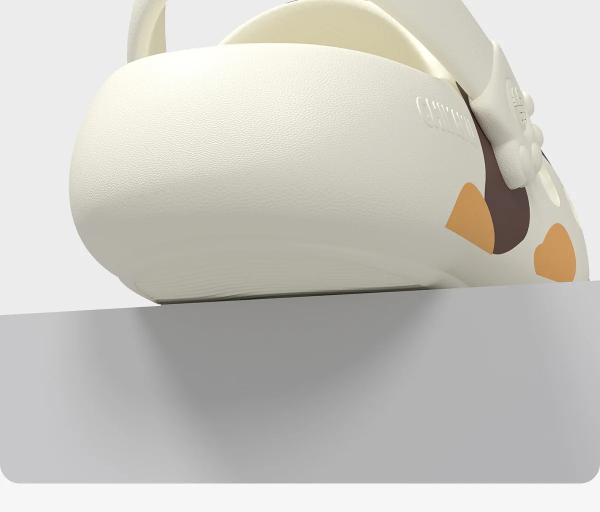 Three Flower Cat Claw Hole Shoes for Women at Home, Couple Wearing Outside, Arch Support, Thick Sole, Anti Slip Hole Slippers