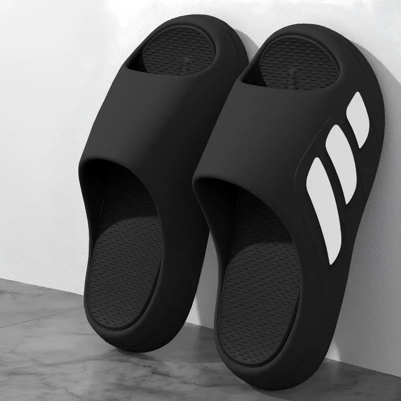 Women's Trendy Outdoor Couple's Slippers, Eva Slippers with a Soft, Non-Slip, and Durable Feel, Suitable for Men and Women, Indoor Home Silent Slippers