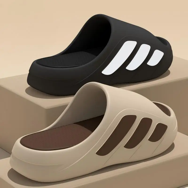 Women's Trendy Outdoor Couple's Slippers, Eva Slippers with a Soft, Non-Slip, and Durable Feel, Suitable for Men and Women, Indoor Home Silent Slippers