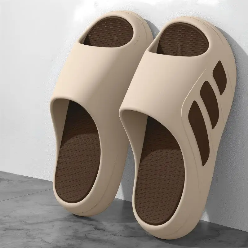 Women's Trendy Outdoor Couple's Slippers, Eva Slippers with a Soft, Non-Slip, and Durable Feel, Suitable for Men and Women, Indoor Home Silent Slippers