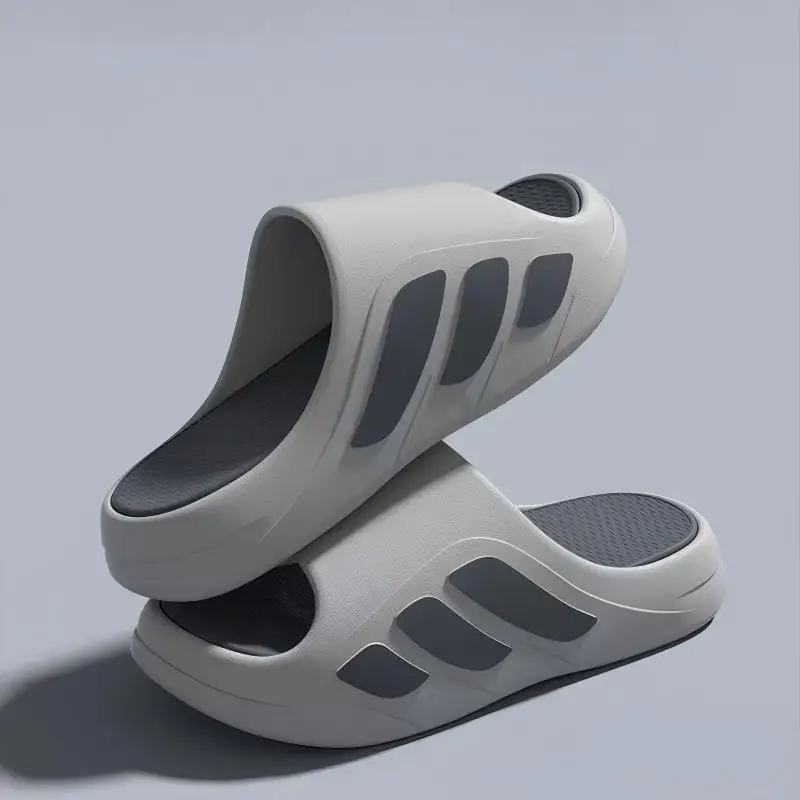 Women's Trendy Outdoor Couple's Slippers, Eva Slippers with a Soft, Non-Slip, and Durable Feel, Suitable for Men and Women, Indoor Home Silent Slippers