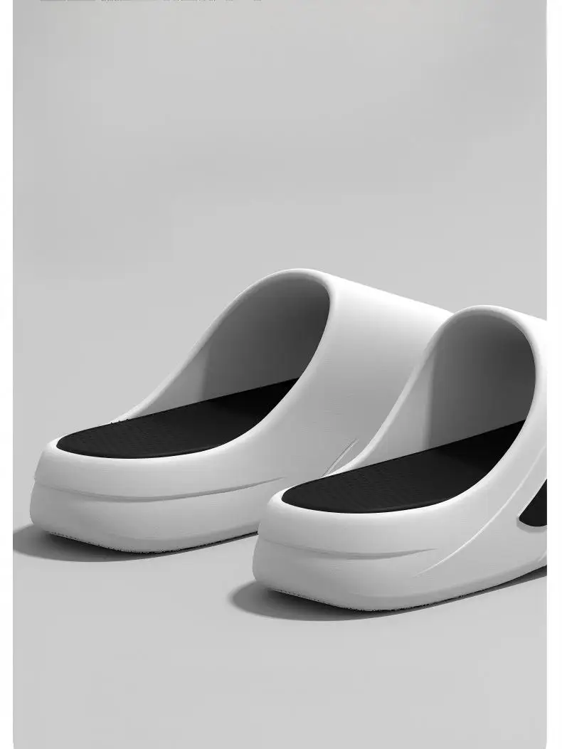 Women's Trendy Outdoor Couple's Slippers, Eva Slippers with a Soft, Non-Slip, and Durable Feel, Suitable for Men and Women, Indoor Home Silent Slippers