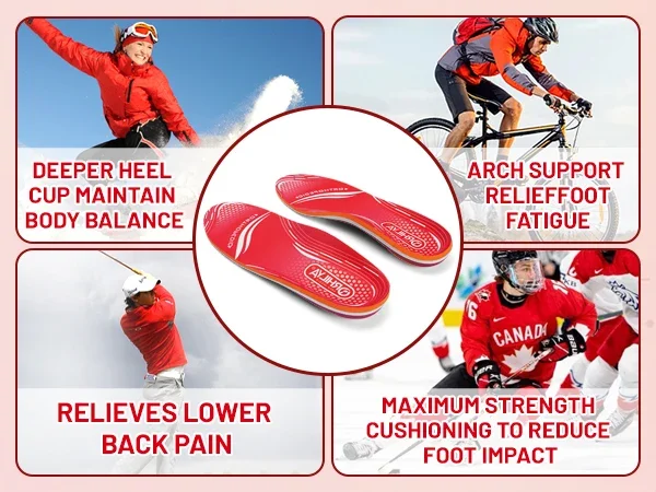 Orthopedic Sport Insole Plantar Fasciitis Flat Foot High Arch Support Men Women Sneaker Orthotic Plantillas Insert Shoe Sole
