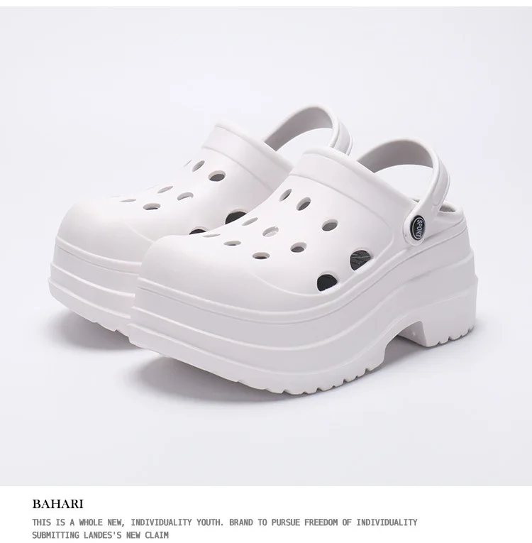 Women's Slippers Chunky Platform Garden Shoes Summer Sandals Beach Bedroom Soft Fashion Gril High Quality Comfortable Orginal