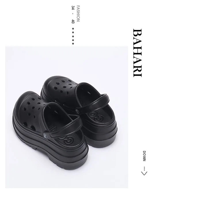 Women's Slippers Chunky Platform Garden Shoes Summer Sandals Beach Bedroom Soft Fashion Gril High Quality Comfortable Orginal