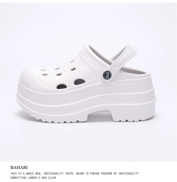 Women's Slippers Chunky Platform Garden Shoes Summer Sandals Beach Bedroom Soft Fashion Gril High Quality Comfortable Orginal