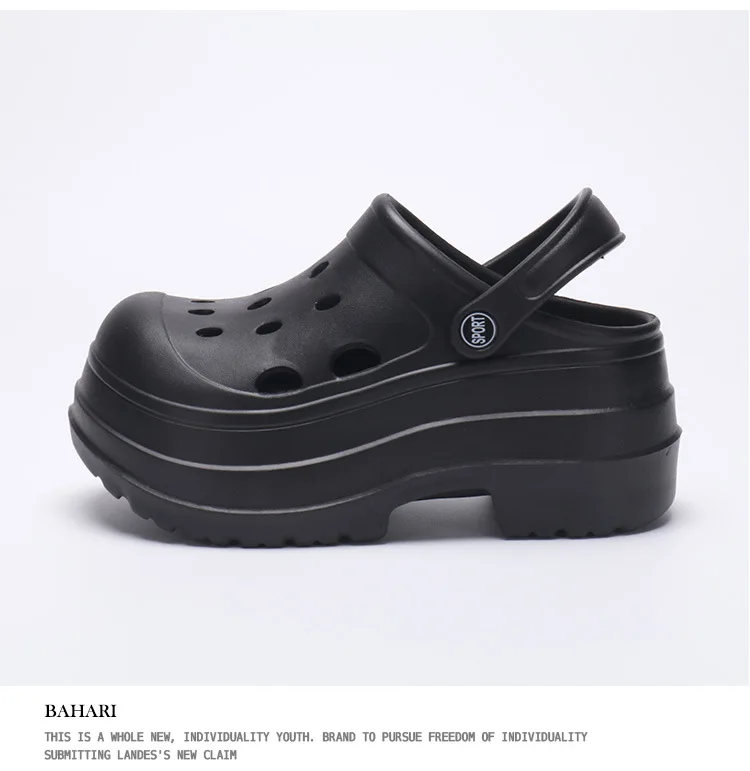 Women's Slippers Chunky Platform Garden Shoes Summer Sandals Beach Bedroom Soft Fashion Gril High Quality Comfortable Orginal