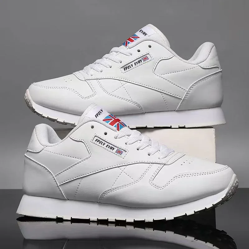 2026 Men's Shoes Spring Autumn Waterproof Walking Shoes Non-Slip Cushioning Men's Casual Leather Sports Shoes Men's Tennis Shoes
