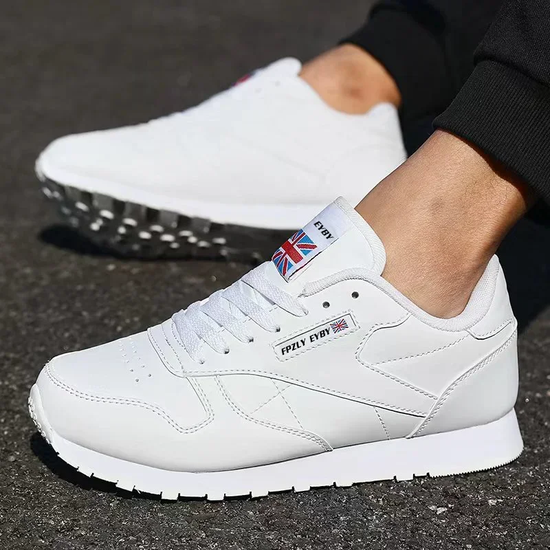 2026 Men's Shoes Spring Autumn Waterproof Walking Shoes Non-Slip Cushioning Men's Casual Leather Sports Shoes Men's Tennis Shoes