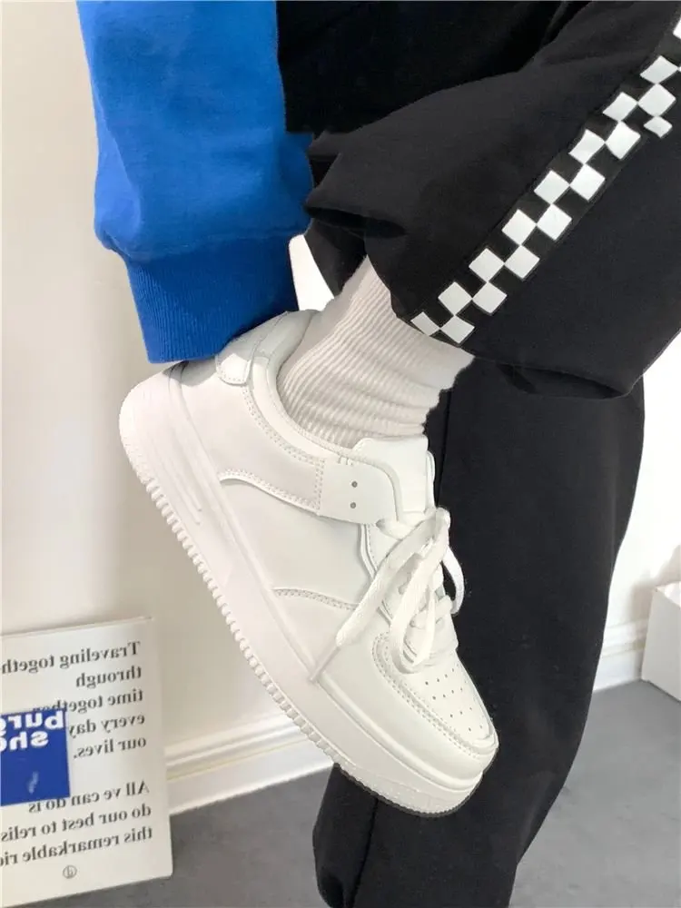 Tennis Sneakers Woman Spring Autumn Sports Board Shoes Fashion Comfort Colorful Casual Academy Style Little White Shoes Female