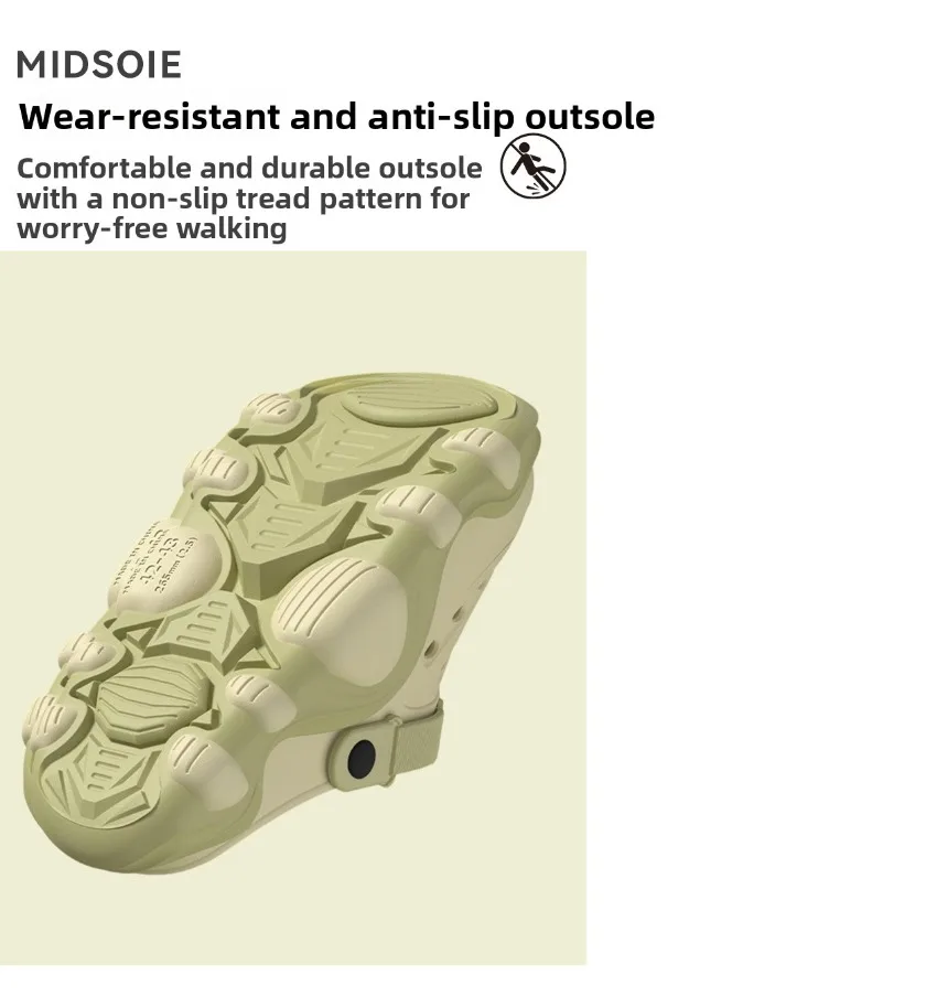 Arch Supported Perforated Shoes for Men, 2026 New Summer Wear, Non Slip, Wear-Resistant, Breathable Beach Sandals