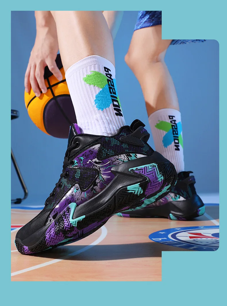 New Men Fashion Sports Shoes Basketball Anti slip Breath Shoes Training comfort Athletic Sneakers Outdoor Walking Shoes Zapatos