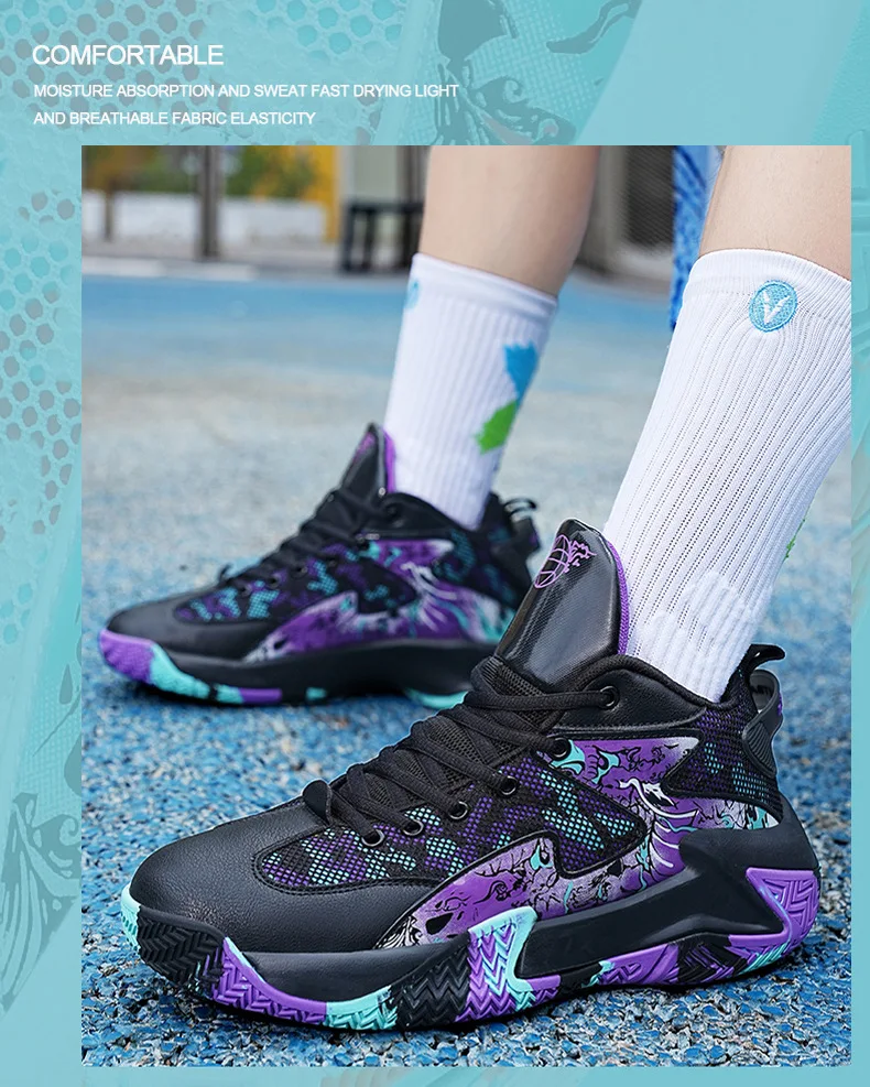 New Men Fashion Sports Shoes Basketball Anti slip Breath Shoes Training comfort Athletic Sneakers Outdoor Walking Shoes Zapatos