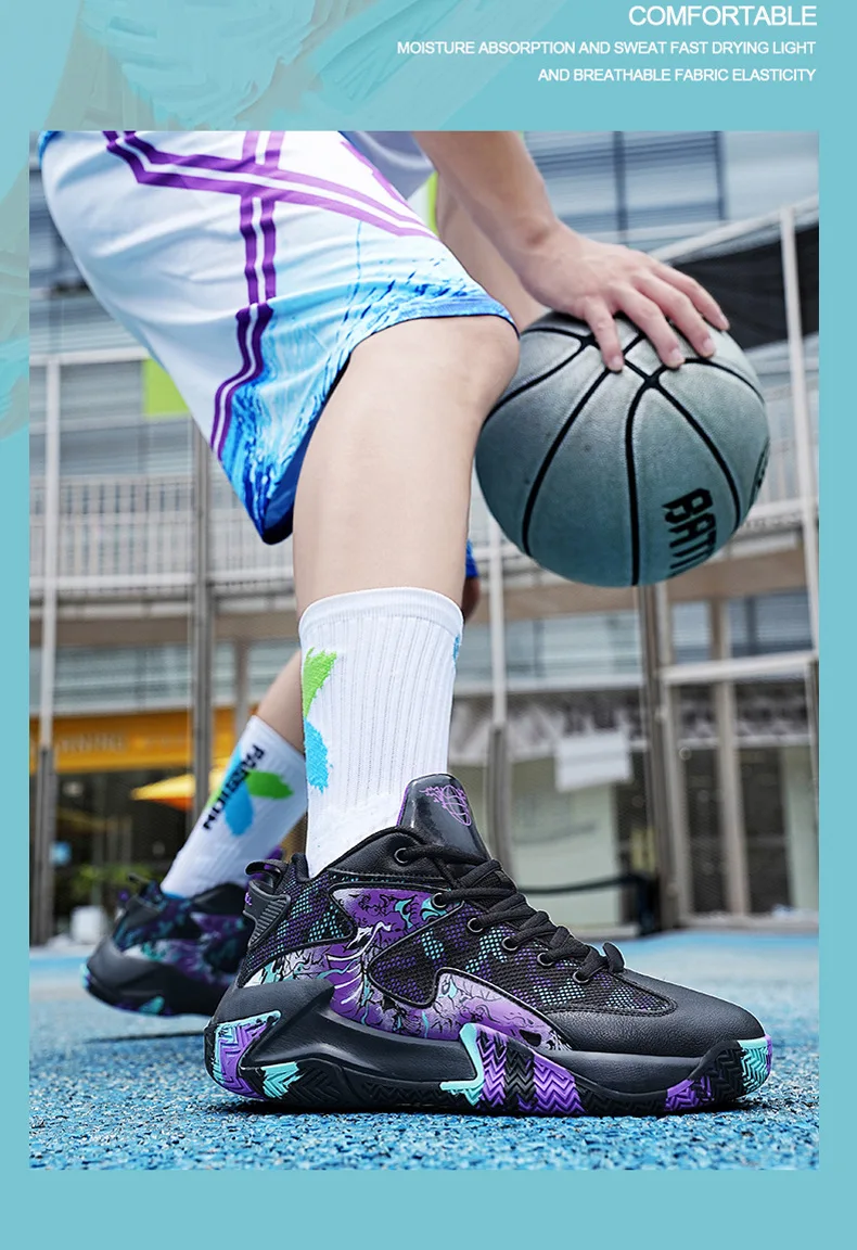 New Men Fashion Sports Shoes Basketball Anti slip Breath Shoes Training comfort Athletic Sneakers Outdoor Walking Shoes Zapatos