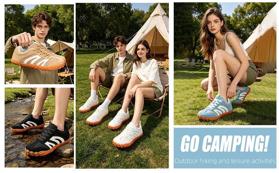 Unisex Wide-toed Barefoot Shoes Women's Casual Sports Shoes Running Shoes Minimalist Non-slip Breathable Walking Sports Shoes