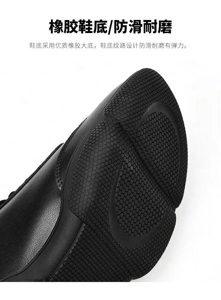 New Men Leather Shoes Platform Breathable Casual Shoes Summer Business Social Formal Shoes