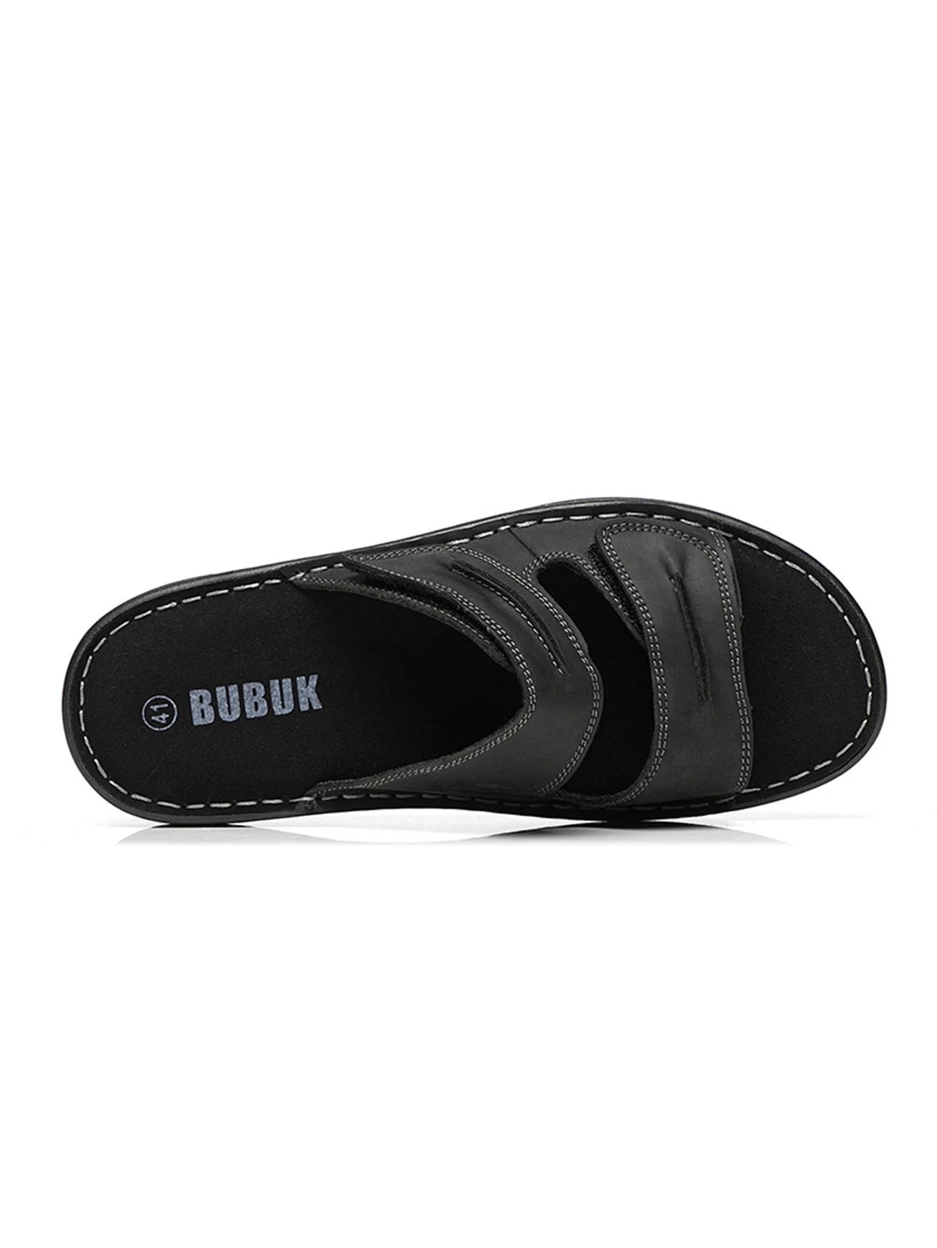 First-Layer Cowhide Men's Sports Sandals, Open-Toe Outdoor Non-Slip Sandals, Casual Men's Shoes, Outdoor Fashion Beach Shoes, Light and Comfortable, Can Be Worn by Men and Women, Suitable for Outdoor Hiking, Travel, Wo