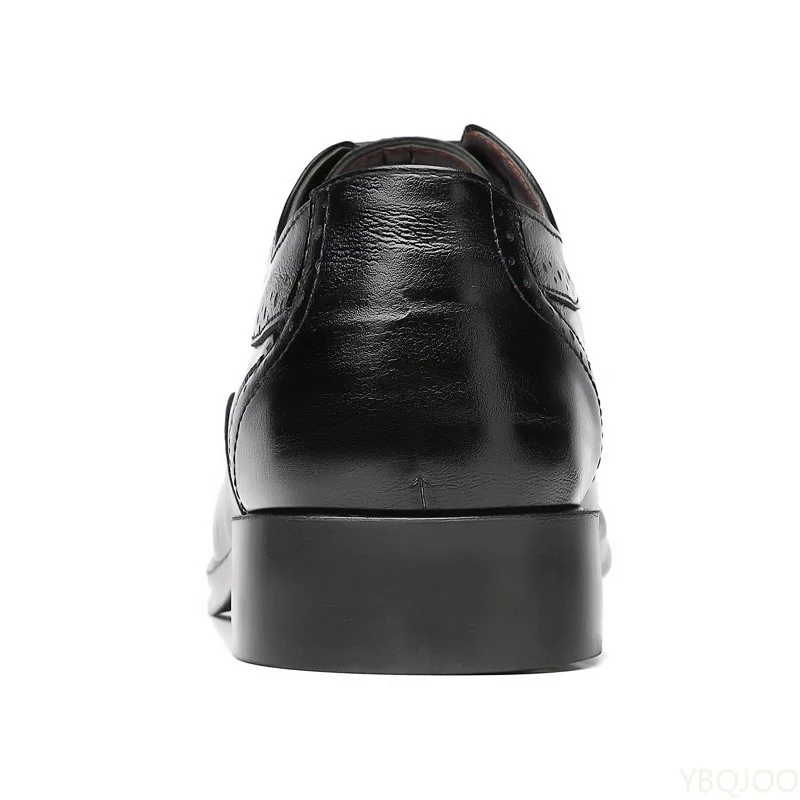 Large size fashionable men's office formal shoes low cut daily comfortable pointed multifunctional men's wedding men's shoes