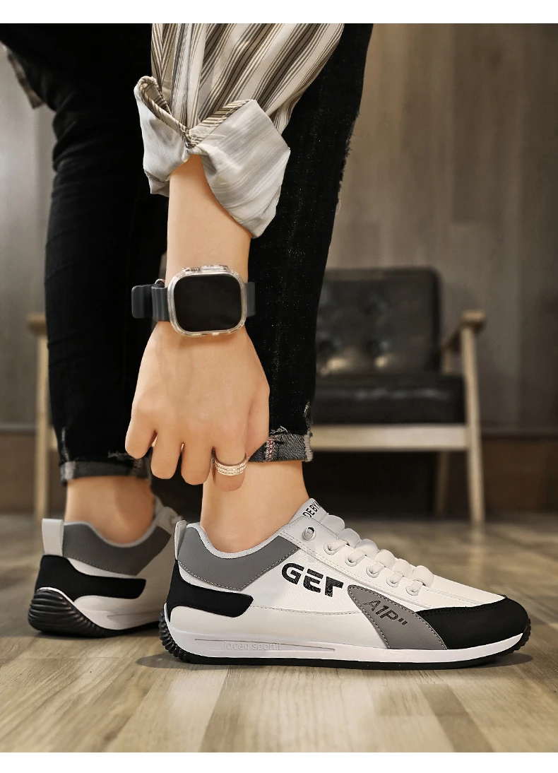 Summer and Autumn New Style Men's Shoes Spring and Summer Sports Board Shoes Running Lightweight Casual Shoes