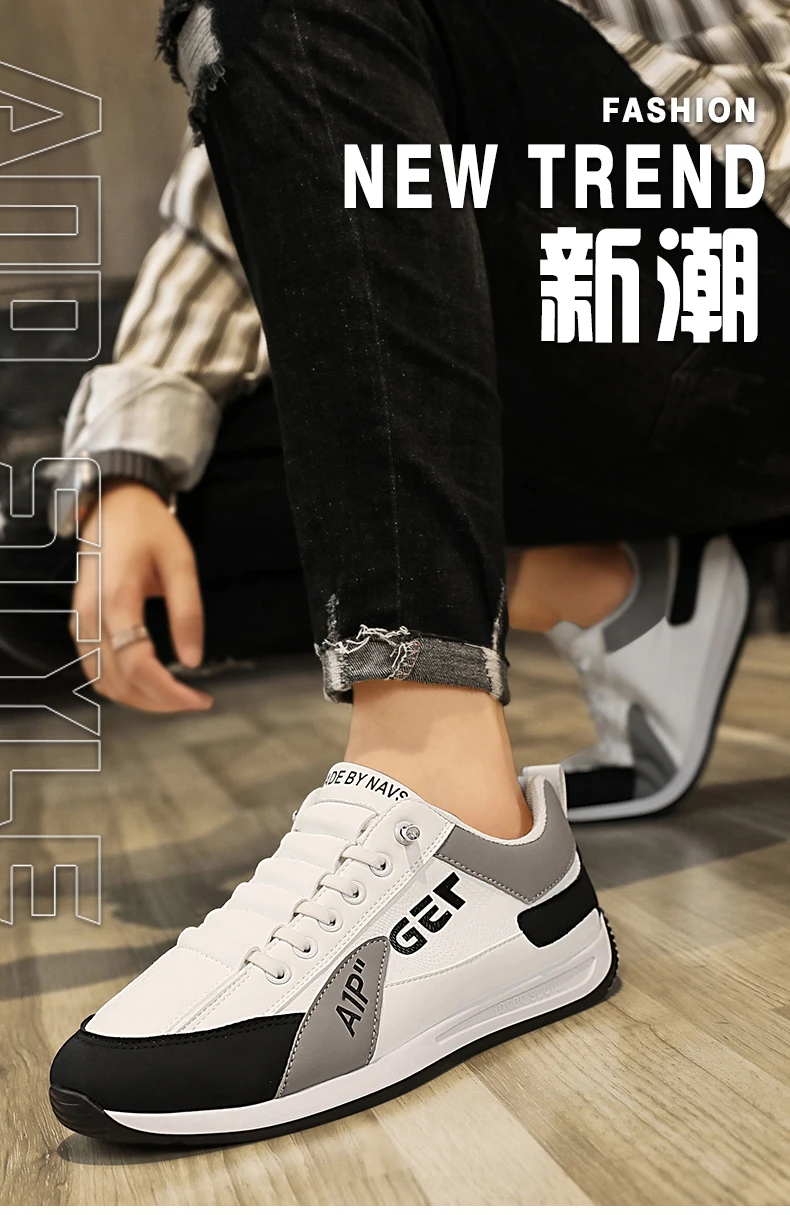 Summer and Autumn New Style Men's Shoes Spring and Summer Sports Board Shoes Running Lightweight Casual Shoes