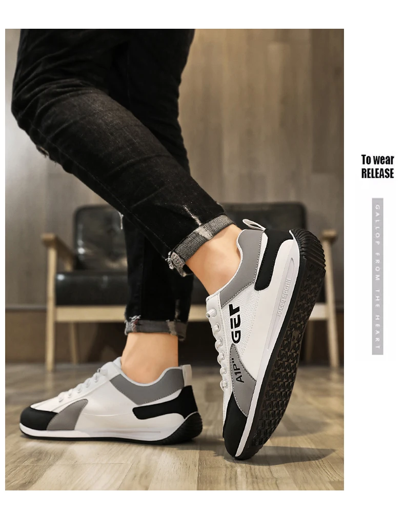 Summer and Autumn New Style Men's Shoes Spring and Summer Sports Board Shoes Running Lightweight Casual Shoes