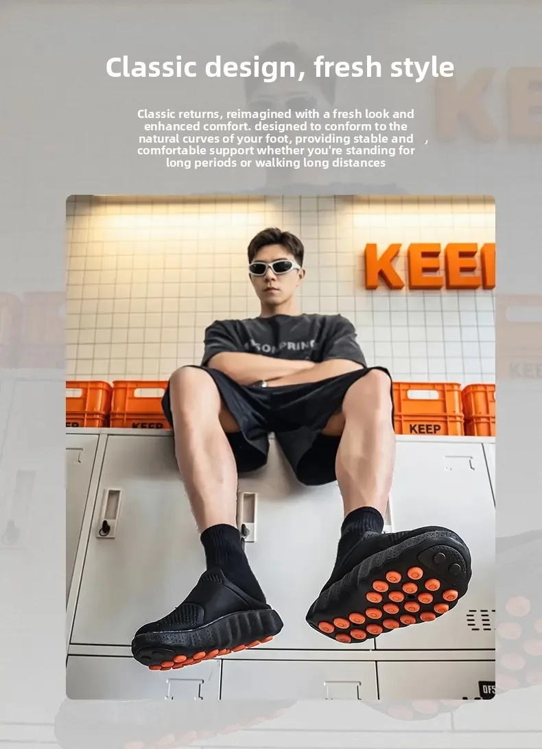 2026 Oversize Closed Toe Slides Men One Step On Thick Platform Sole Shock Absorption Strong Grip Comfort Casual Walking Slippers
