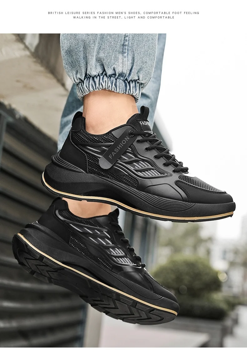 Men Sports Golf Sneakers Waterproof Fashion Casual Outdoor Comfortable Taller Shoes Free Shipping For Height Increase Mens