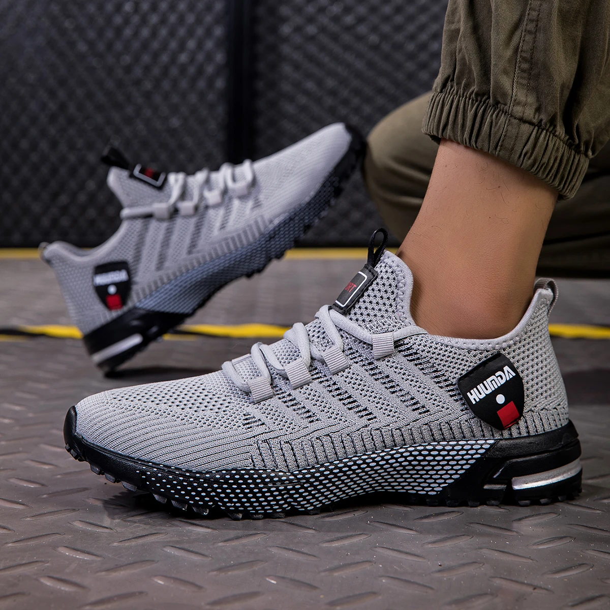 Summer Men Sneakers Lightweight Breathable Outdoor Casual Running Shoes Fashionable Tennis Training Shoe Men's Shoes