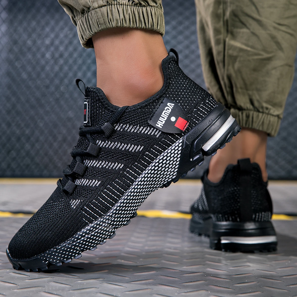 Summer Men Sneakers Lightweight Breathable Outdoor Casual Running Shoes Fashionable Tennis Training Shoe Men's Shoes