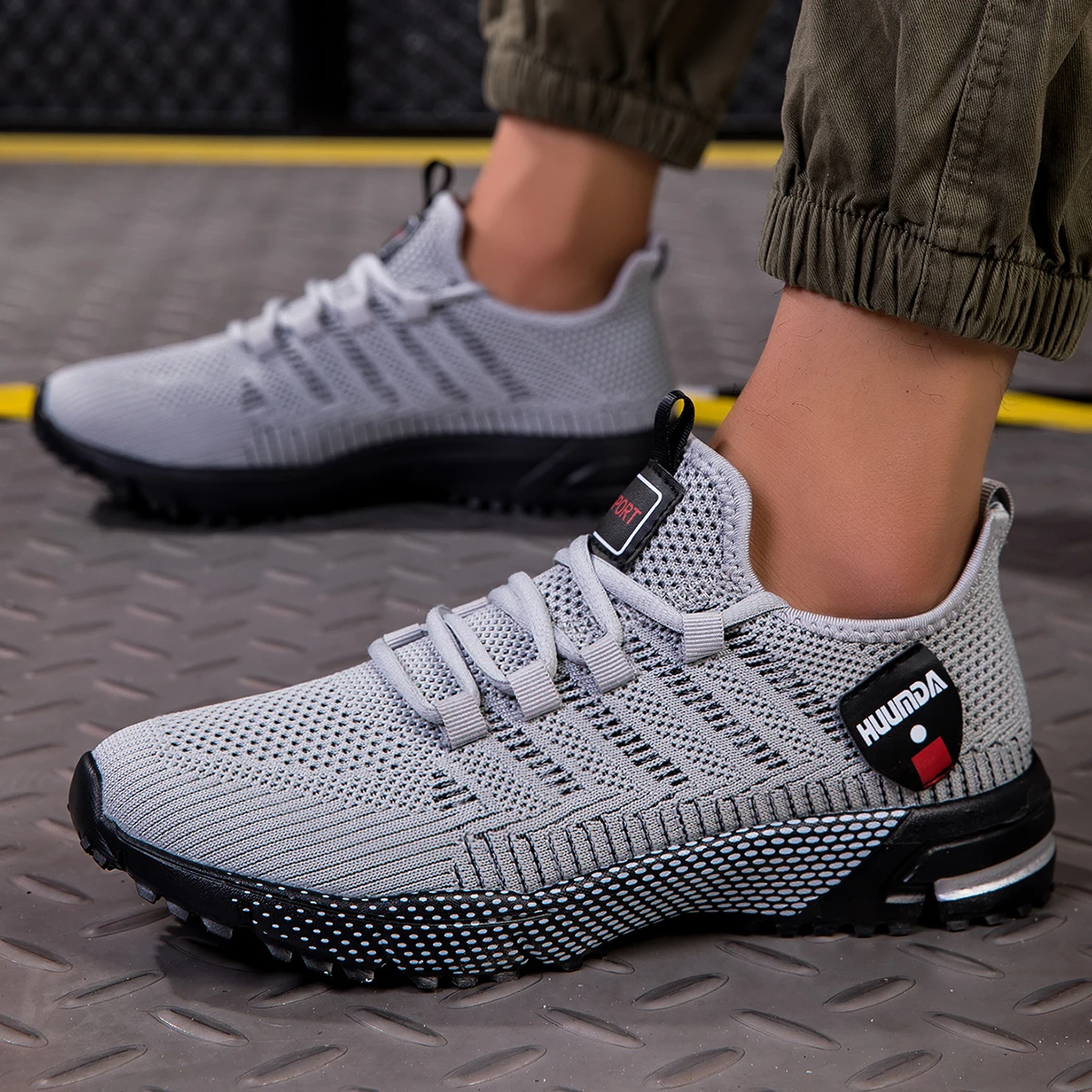 Summer Men Sneakers Lightweight Breathable Outdoor Casual Running Shoes Fashionable Tennis Training Shoe Men's Shoes