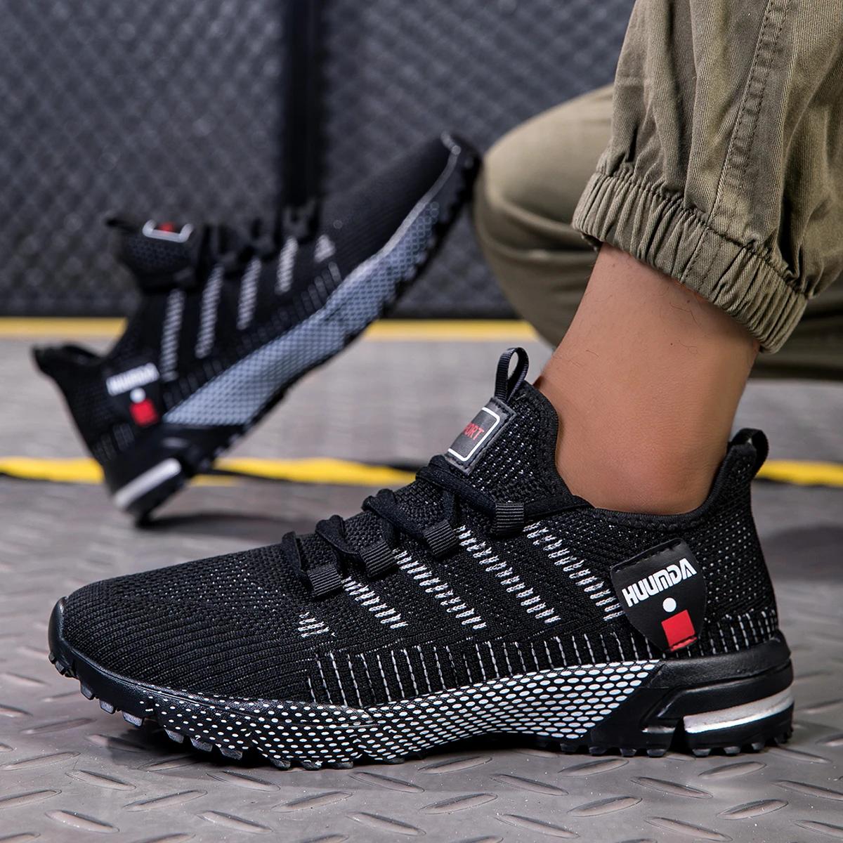 Summer Men Sneakers Lightweight Breathable Outdoor Casual Running Shoes Fashionable Tennis Training Shoe Men's Shoes