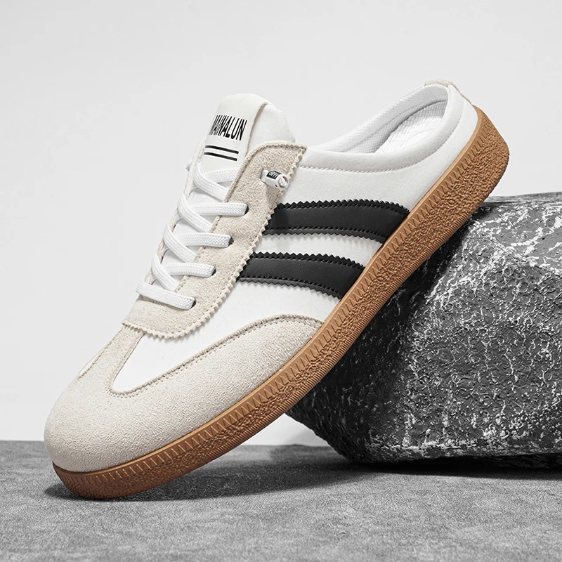Breathable men's casual shoes, skate shoes, suitable for outdoor walking, camping and daily indoor use,Summer loafers