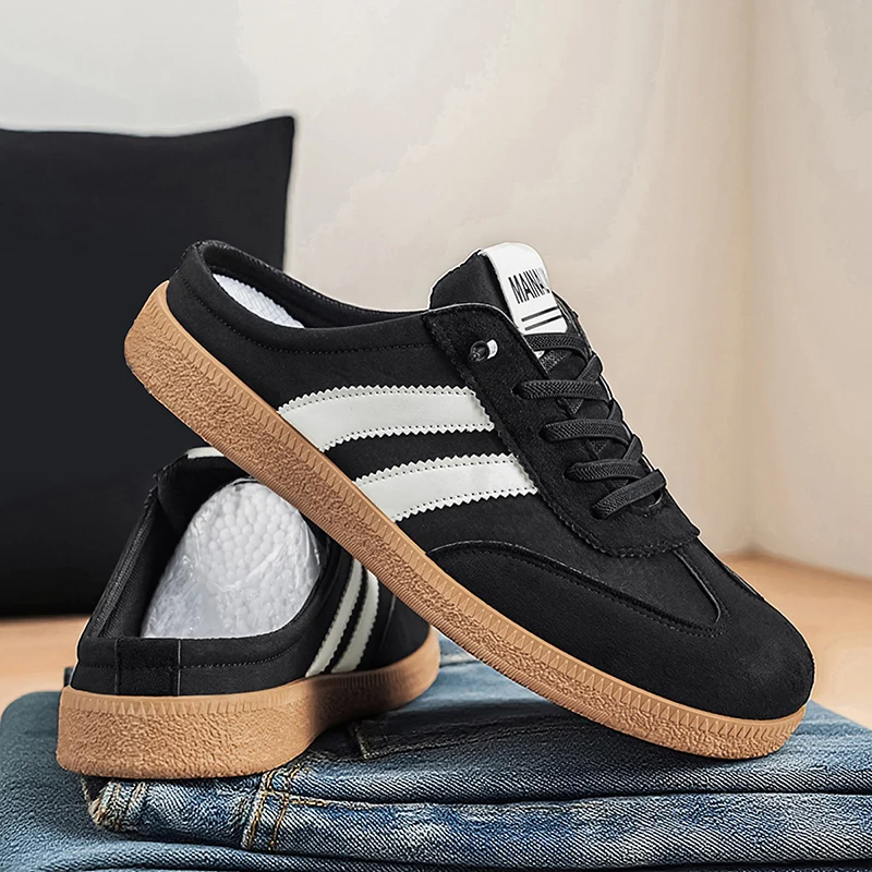Breathable men's casual shoes, skate shoes, suitable for outdoor walking, camping and daily indoor use,Summer loafers