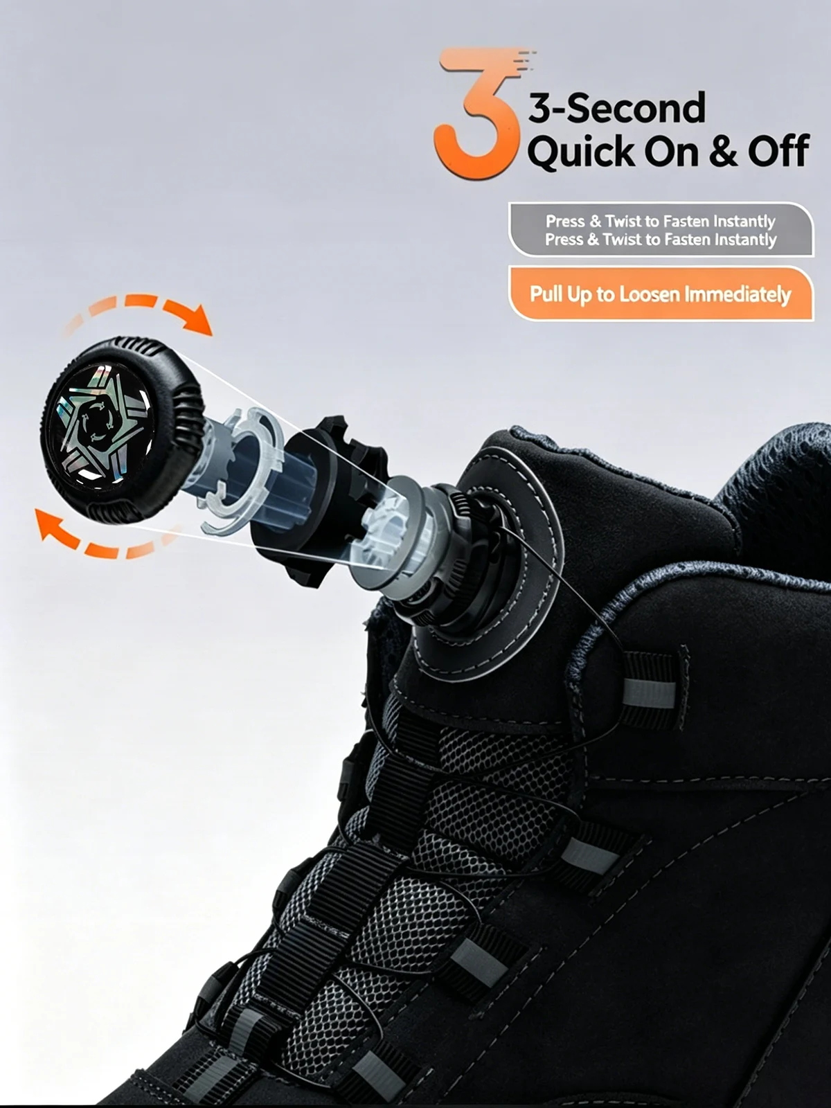 Halloween Steel Toe Work Boots Wear Resistant Men's Safety Boots Anti Impact Anti Piercing Fashion Comfort Outdoor Men's Shoes