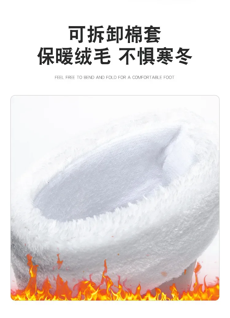 2026Fashionable Korean Women's Mid-Calf Rain Boots Thick Bottom Wear-Resistant Anti-Slip Waterproof Car Wash Shoes Water-Proof