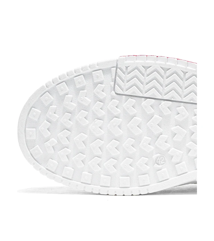 Men's White High-Top Color Block Sneakers, Lace-Up Casual Skate Shoes for Streetwear