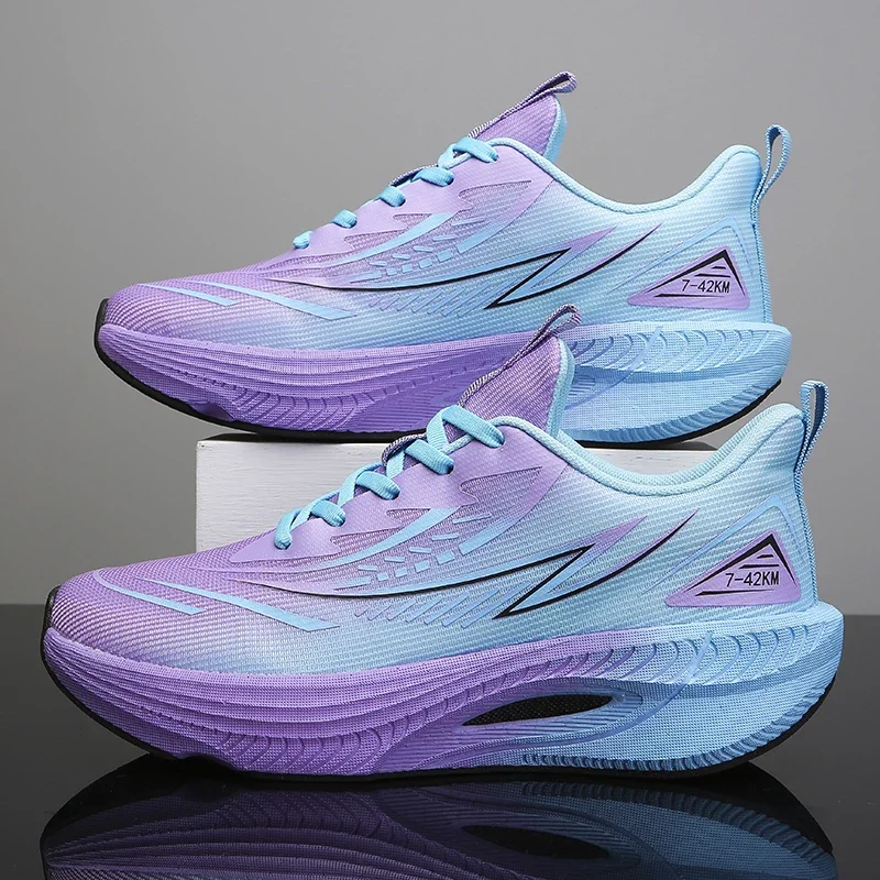 2026 Shoes Speciality Marathon Men Sports Breathable Lightweight Carbon Board Women's Comfortable Athletic Nonskid Sneakers