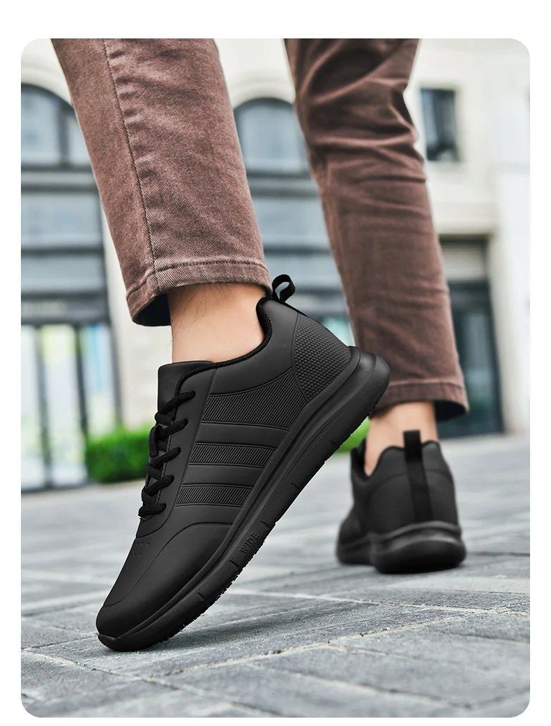 Chef Shoes Four Season New Non-Slip Oil-Proof Waterproof Kitchen Work Shoes Men's Fashion Casual Outdoor Breathable Sports Shoes