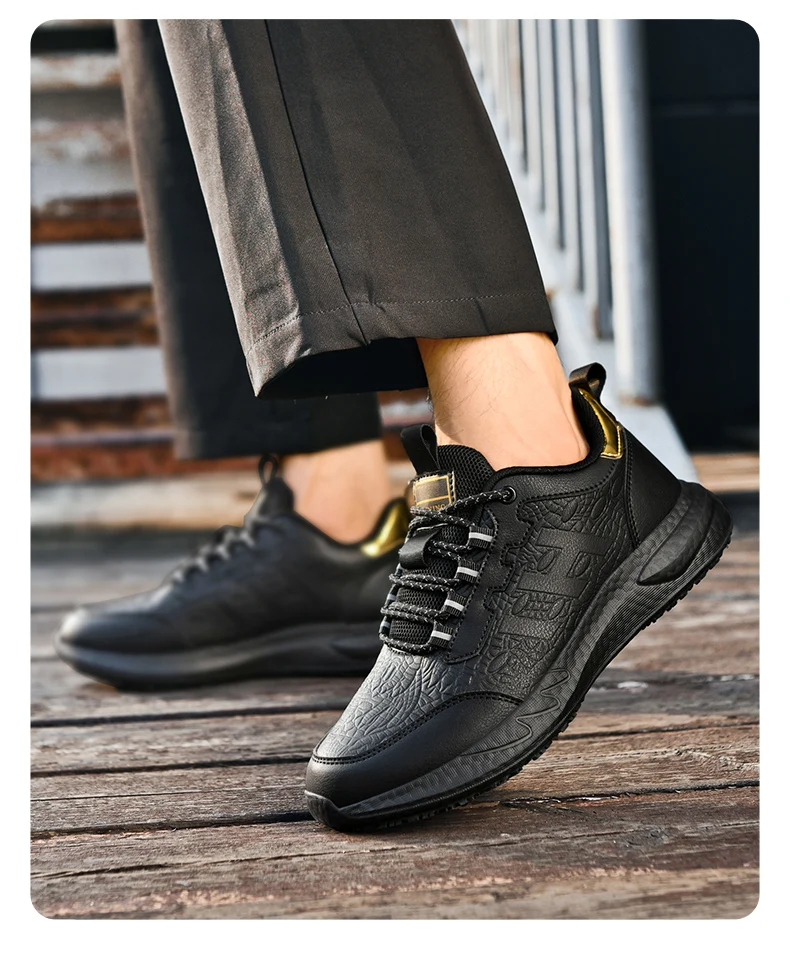 Chef Shoes Four Season New Non-Slip Oil-Proof Waterproof Kitchen Work Shoes Men's Fashion Casual Outdoor Breathable Sports Shoes