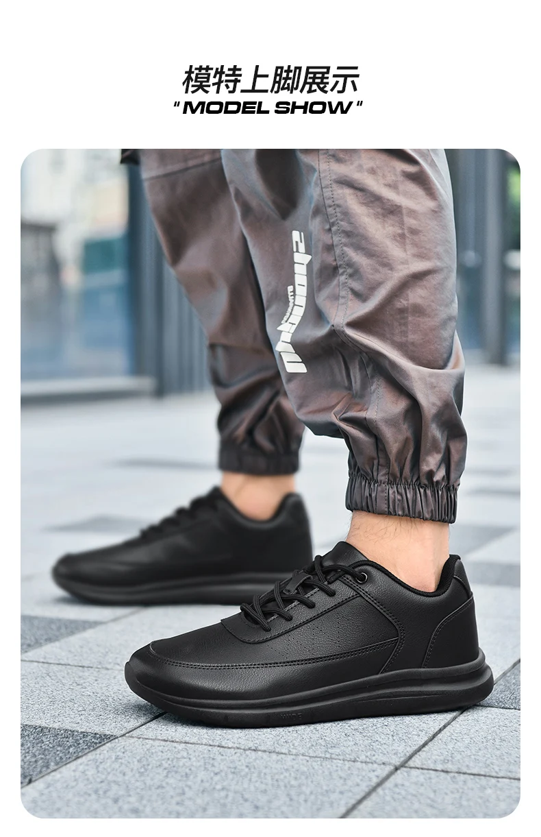 Chef Shoes Four Season New Non-Slip Oil-Proof Waterproof Kitchen Work Shoes Men's Fashion Casual Outdoor Breathable Sports Shoes