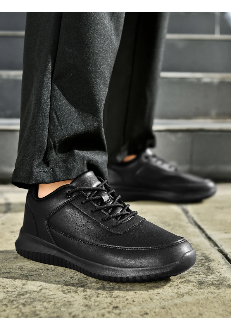 Chef Shoes Four Season New Non-Slip Oil-Proof Waterproof Kitchen Work Shoes Men's Fashion Casual Outdoor Breathable Sports Shoes