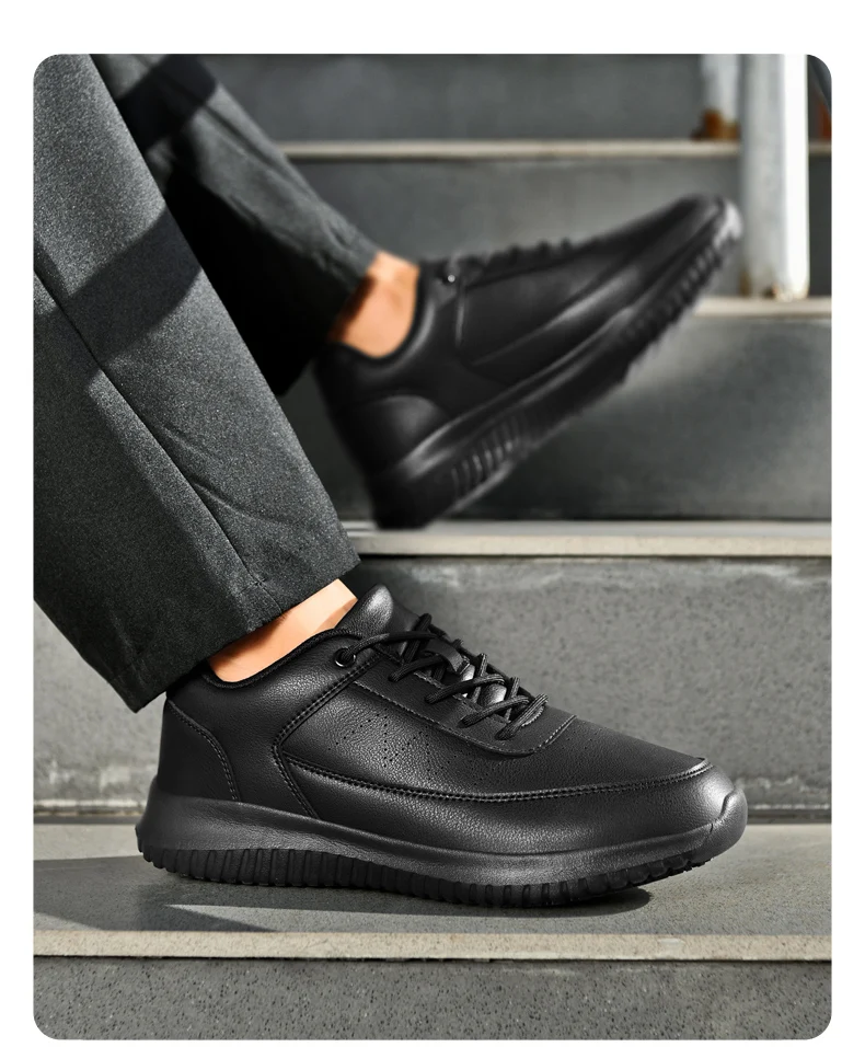 Chef Shoes Four Season New Non-Slip Oil-Proof Waterproof Kitchen Work Shoes Men's Fashion Casual Outdoor Breathable Sports Shoes
